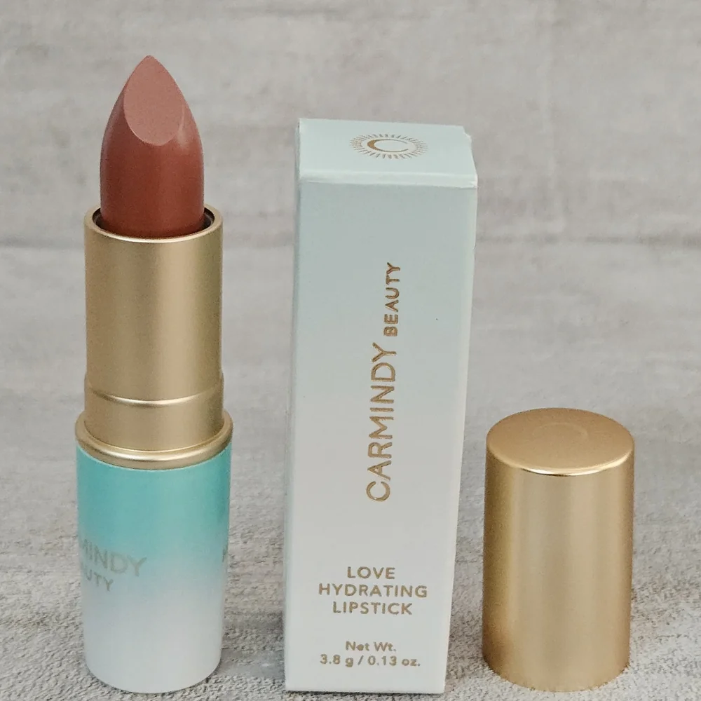 Carmindy Beauty Love Hydrating Lipstick Pink Suede NEW